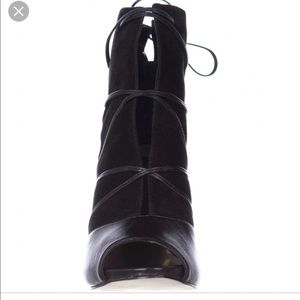 Guess Peep Toe Lace-up booties